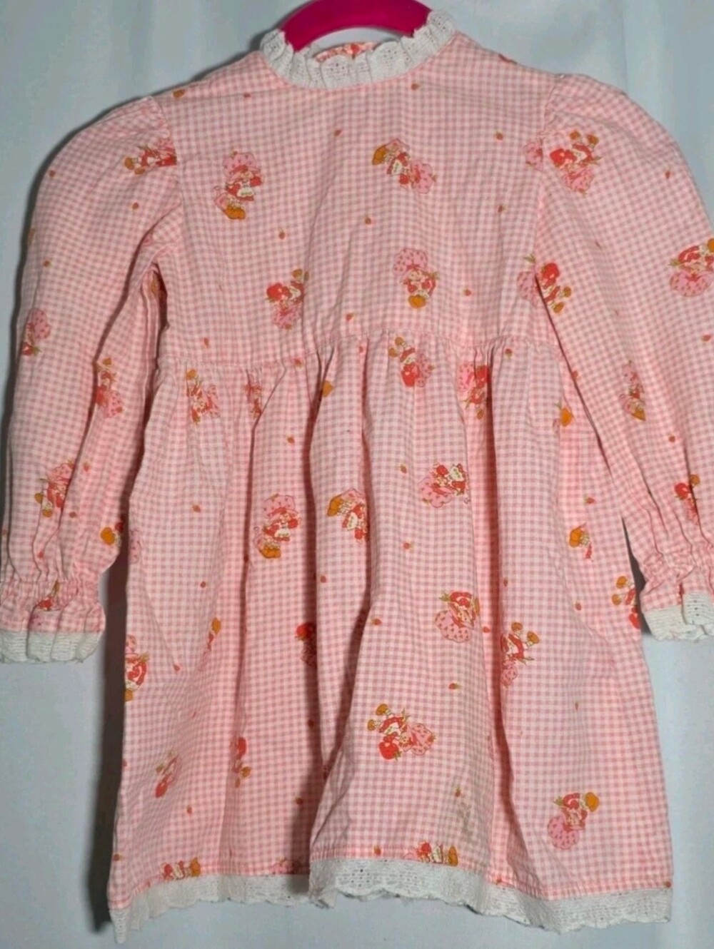 Vintage 1980's Strawberry Shortcake Girls Dress 2T-3T? Cottagecore
